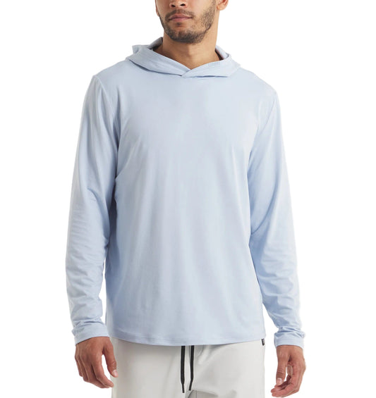 UNRL 504 UNRL Men's Ultra Hooded Long Sleeve Sky Blue
