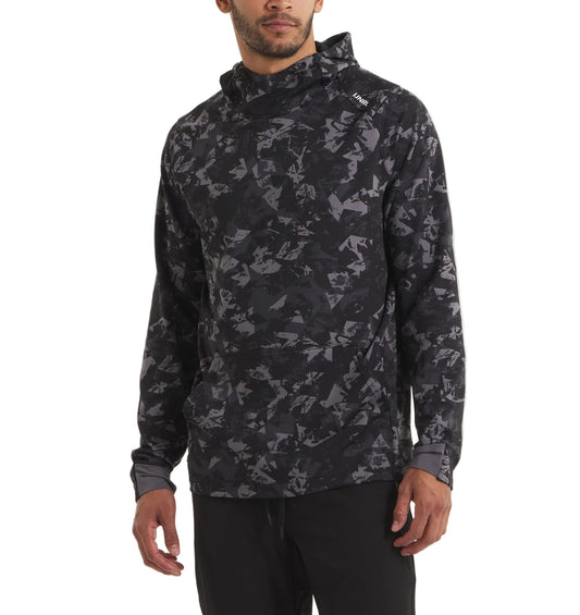 UNRL Men's Apparel > Sweatshirts & Hoodies UNRL Men's Crossover Hoodie II Stealth Shatter Camo