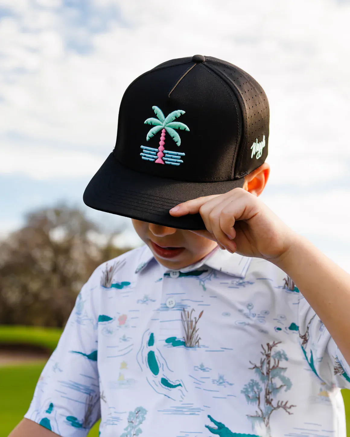 Waggle Accessories > Hats Black Waggle Youth South Beach Hat