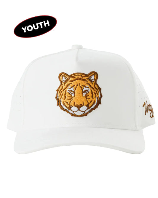 Waggle Accessories > Hats White Waggle Youth Striped It Hat