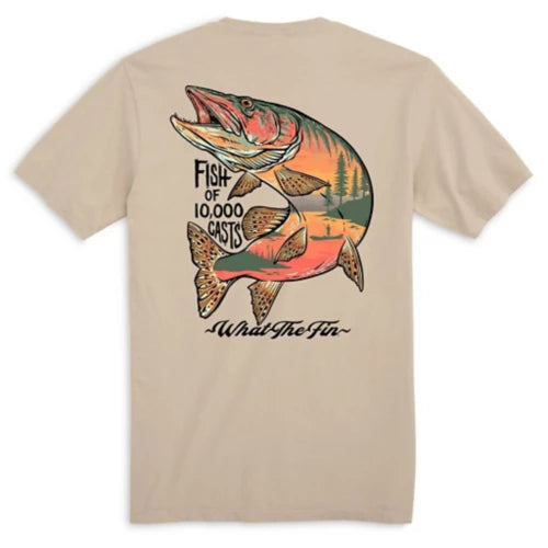 What The Fin Men's Musky Tee Sand