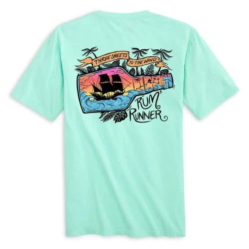 What The Fin Men's Rum Runner Tee Mint - Brekken's