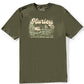 Hurley Men's Camp Tee Charcoal Fern