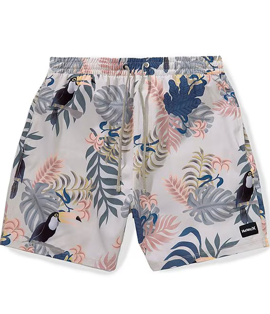Hurley 702 Hurley Men's Cannonball Lined Volley 17” Bone