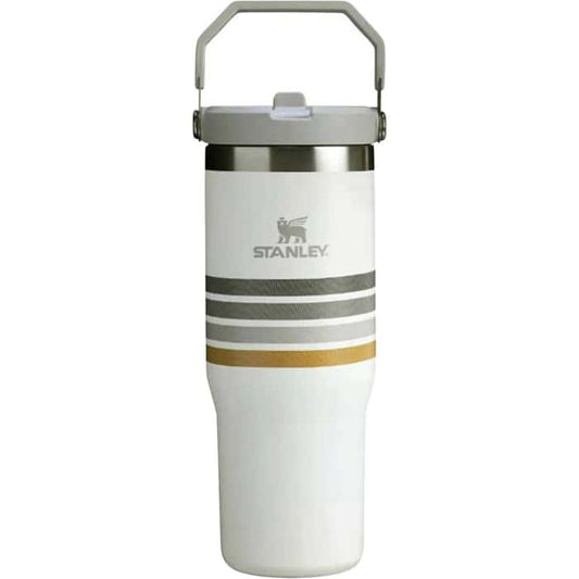 Stanley The IceFlow™ Flip Straw Tumbler Cream Ash Stripe
