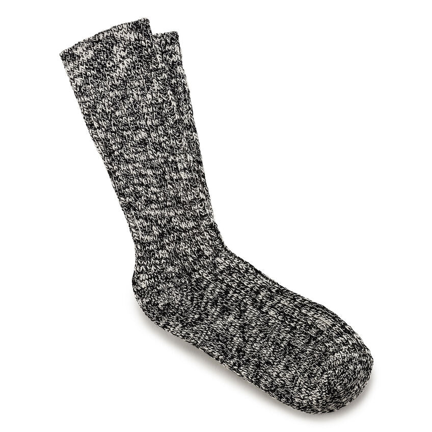 Birkenstock Cotton Slub Sock Black/Gray