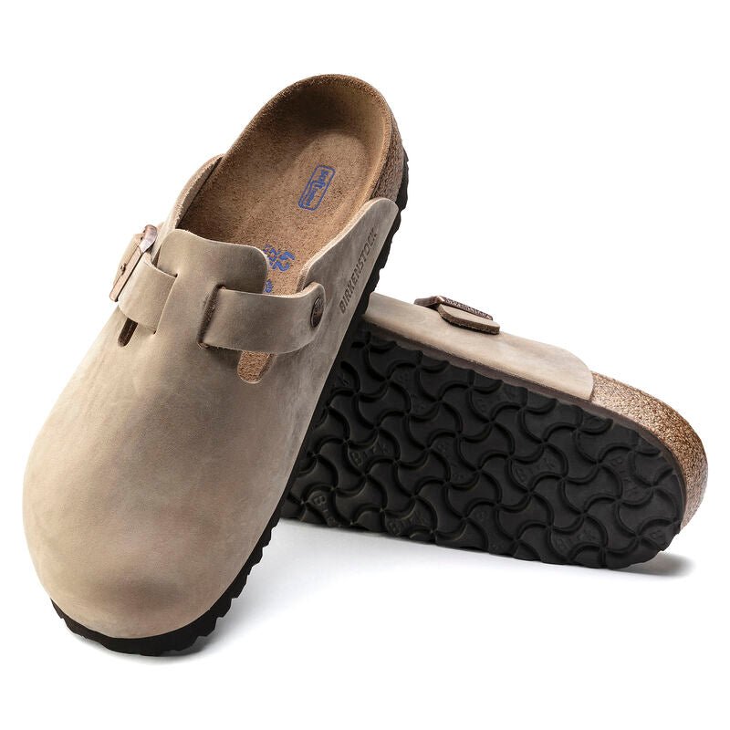 Birkenstock Women's Boston Soft Footbed Tobacco Oiled Leather Narrow - Brekken's