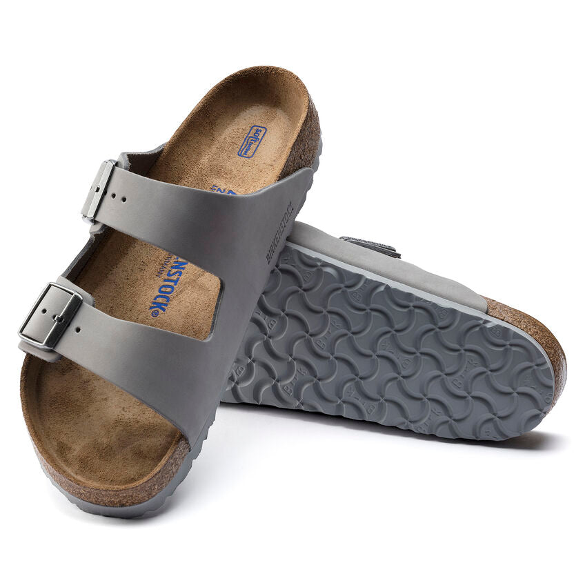 Birkenstock Women's Arizona Soft Footbed Sandal Dove Gray Narrow