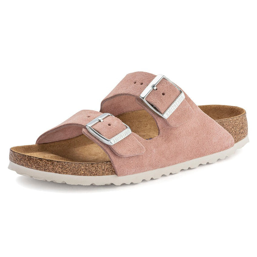 Birkenstock Women's Arizona Soft Footbed Suede Pink Clay
