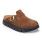 Birkenstock Women's Boston Chunky Suede Dark Tea