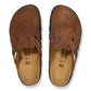 Birkenstock Women's Boston Chunky Suede Dark Tea