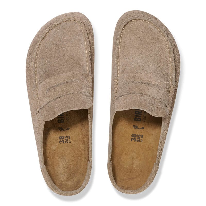 Birkenstock Women’s Naples Suede Taupe Narrow
