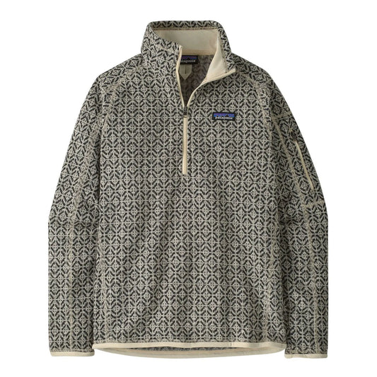 Patagonia Women's Better Sweater 1/4 Zip Scales: Natural