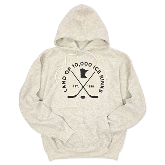 218 Clothing Unisex 10K Rinks Hoodie Oatmeal Heather - Brekken's