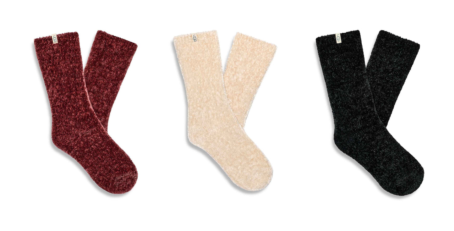 Ugg Women's Leda Sparkle 3 Pack Sock CRBS