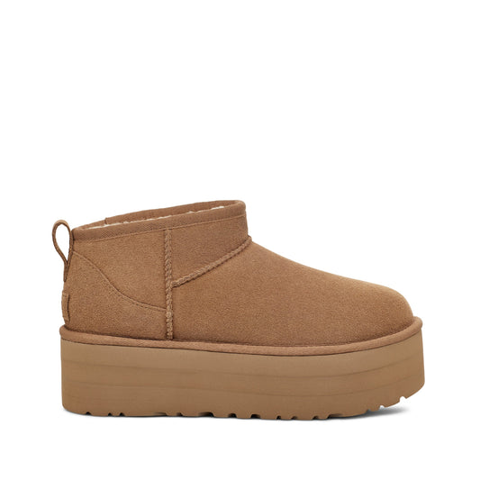 UGG® Women's Classic Ultra Mini Platform Chestnut