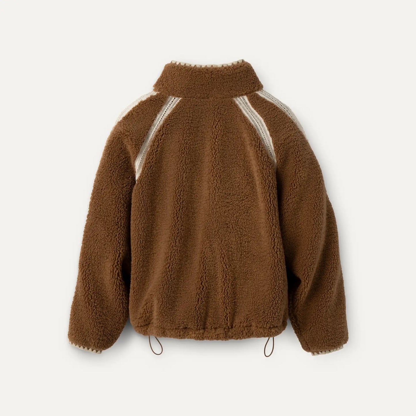 Women's Nikia Crochet UGGFluff Jacket Chestnut