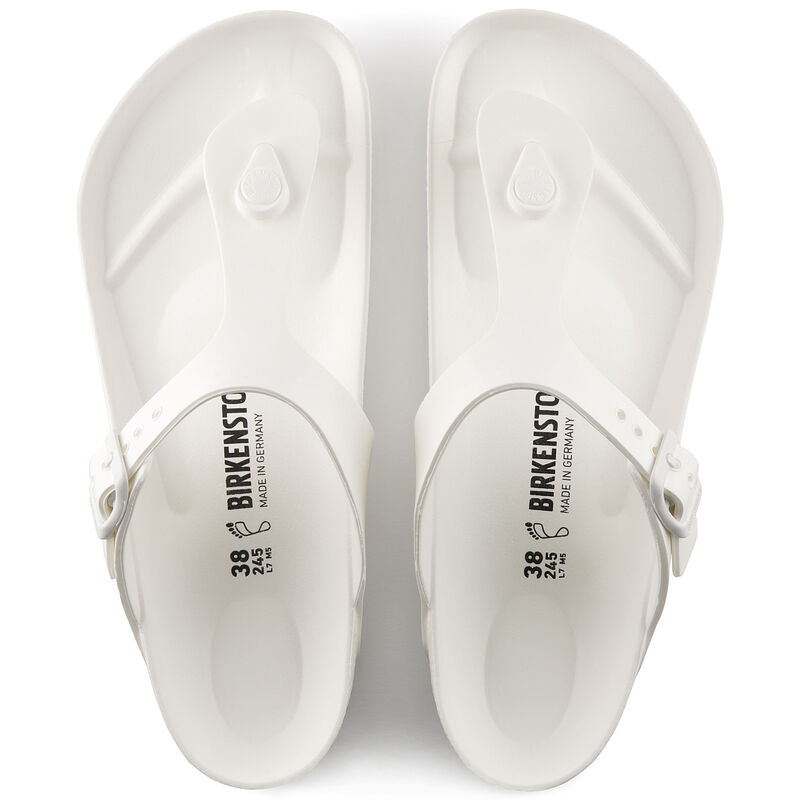 Birkenstock Women's Gizeh EVA  Sandal White