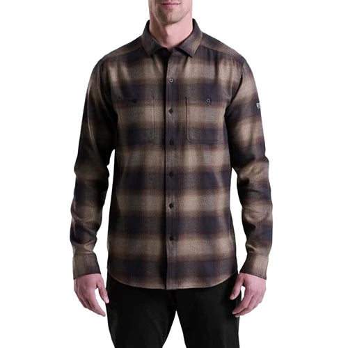 Kuhl Men's Law Flannel LS Dark Roast