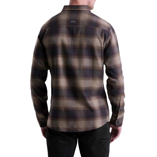 Kuhl Men's Law Flannel LS Dark Roast