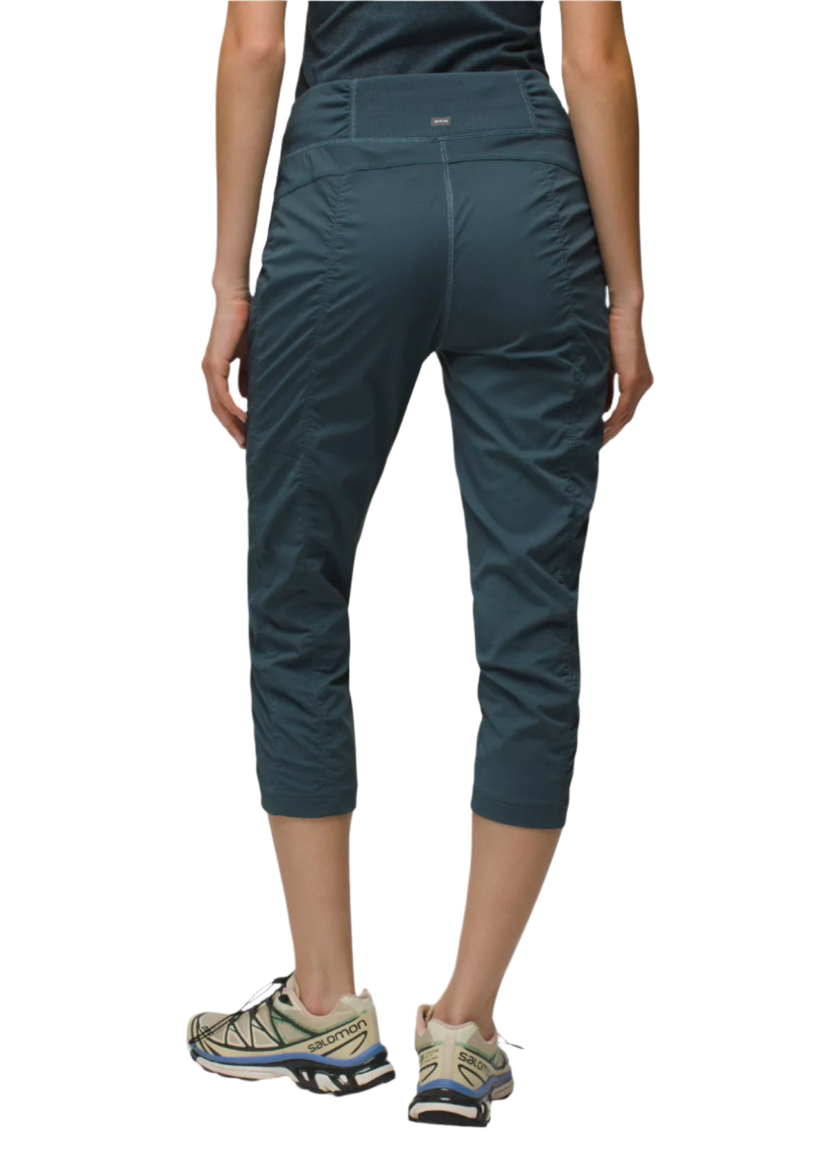 prAna Women's Koen Capri Grey Blue