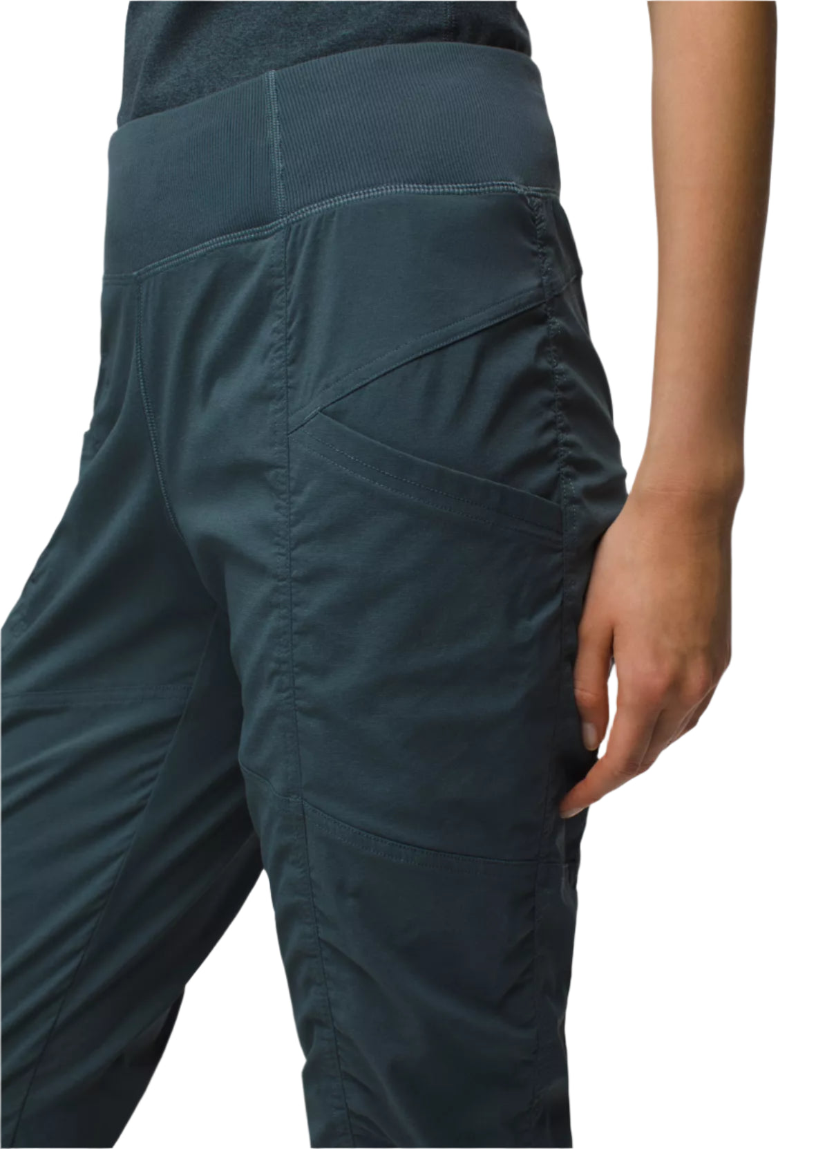 prAna Women's Koen Capri Grey Blue