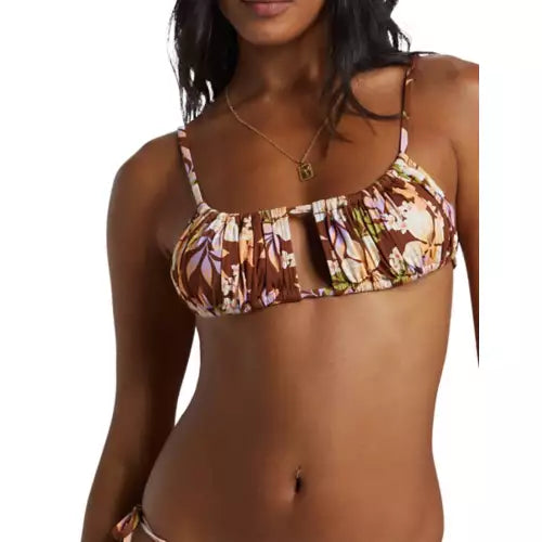 Billabong Women's Jungle Bliss Alina Bralette Swim Top Toasted Coconut