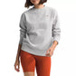 The North Face Women's Heritage Patch Crew TNF Light Grey Heather/Heritage Patch