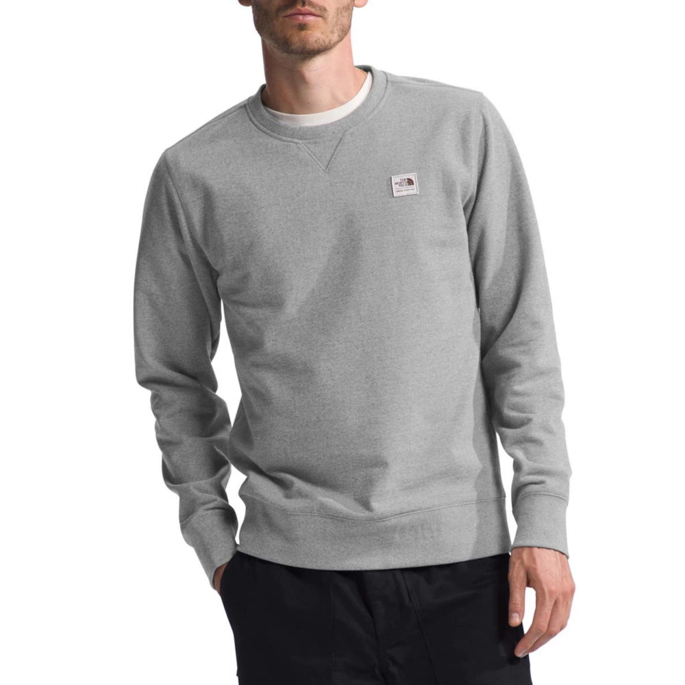 The North Face Men's Heritage Patch CrewMedium Grey Heather