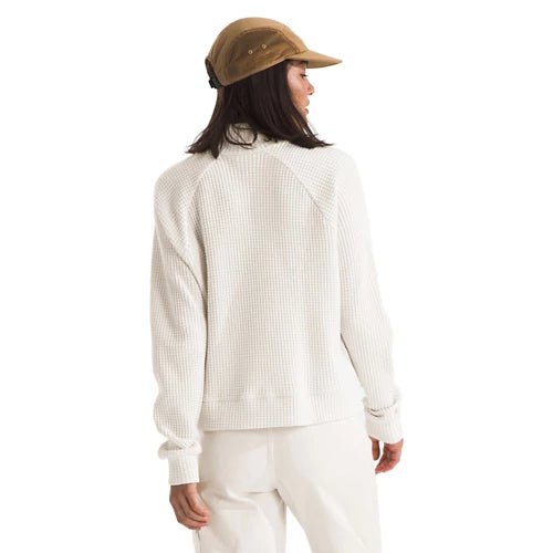 The North Face Women's L/S Mock Neck Chabot White Dune - Brekken's