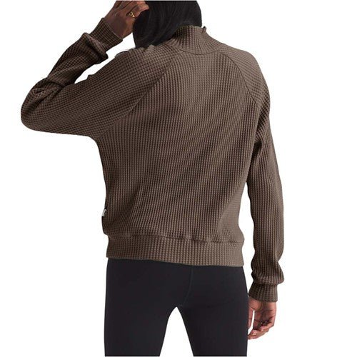 The North Face Women's L/S Mock Neck Chabot Smokey Brown - Brekken's
