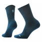 Smartwool Women's Everyday Roll Top Crew Socks Twilight Blue