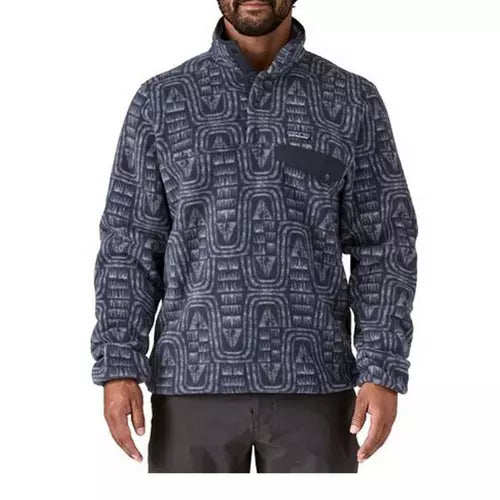 Patagonia Men's LW Synch Snap-T P/O Flow: Sunken Blue