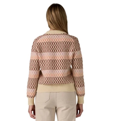 Patagonia Women's Recycled Wool - Blend Crewneck Sweater Starlight: Dark Natural - Brekken's