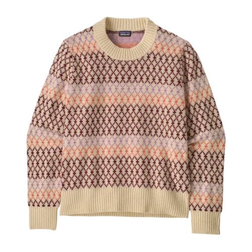 Patagonia Women's Recycled Wool - Blend Crewneck Sweater Starlight: Dark Natural - Brekken's
