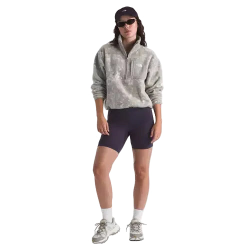 The North Face Women's Yumiori Off Peak ½ Zip Jacket—Print Stone Slab Chalk Texture Print