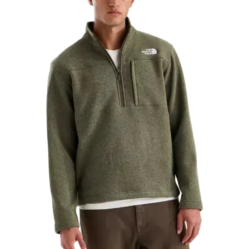 The North Face Men's Gordon Lyons ¼ Zip New Taupe Green Heather
