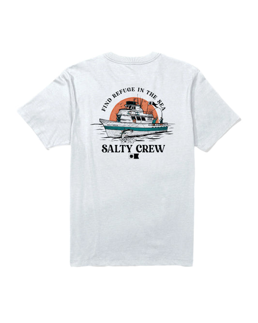 Salty Crew Men’s Day Charter SS Tee White