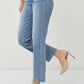 Risen High Rise Crossover Straight Jean