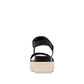 Sorel Cameron™ Flatform Sandal Black, Chalk