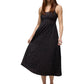prAna Women's Lata Beach Dress Black Springtime