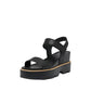 Sorel Women's Joanie™ IV Y Strap Wedge Sandal Black, Sea Salt