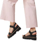 Sorel Women's Joanie™ IV Y Strap Wedge Sandal Black, Sea Salt