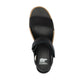 Sorel Women's Joanie™ IV Y Strap Wedge Sandal Black, Sea Salt
