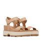 Sorel Women's Joanie™ IV Y Strap Wedge Sandal Honest Beige, Bleached Ceramic