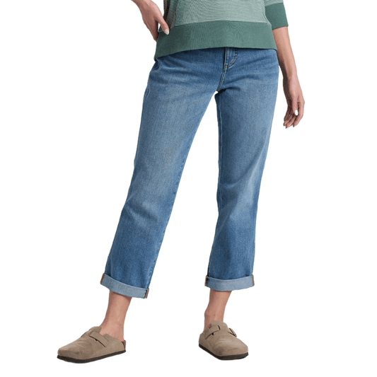 Kuhl Women's Kontour Boyfriend Denim Vintage Blue