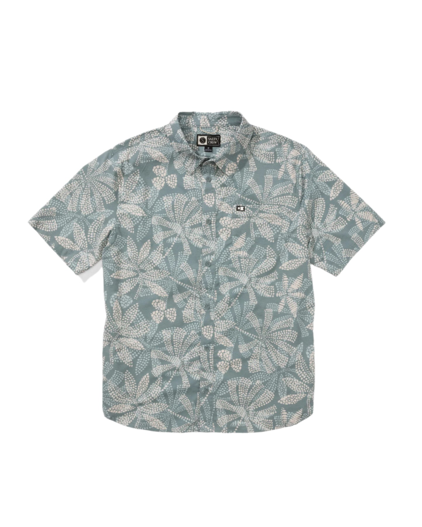 Salty Crew Men’s Drifter Uv Button Up Atlantic Green