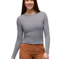 prAna Women’s Lotus Long Sleeve Tee Heather Grey