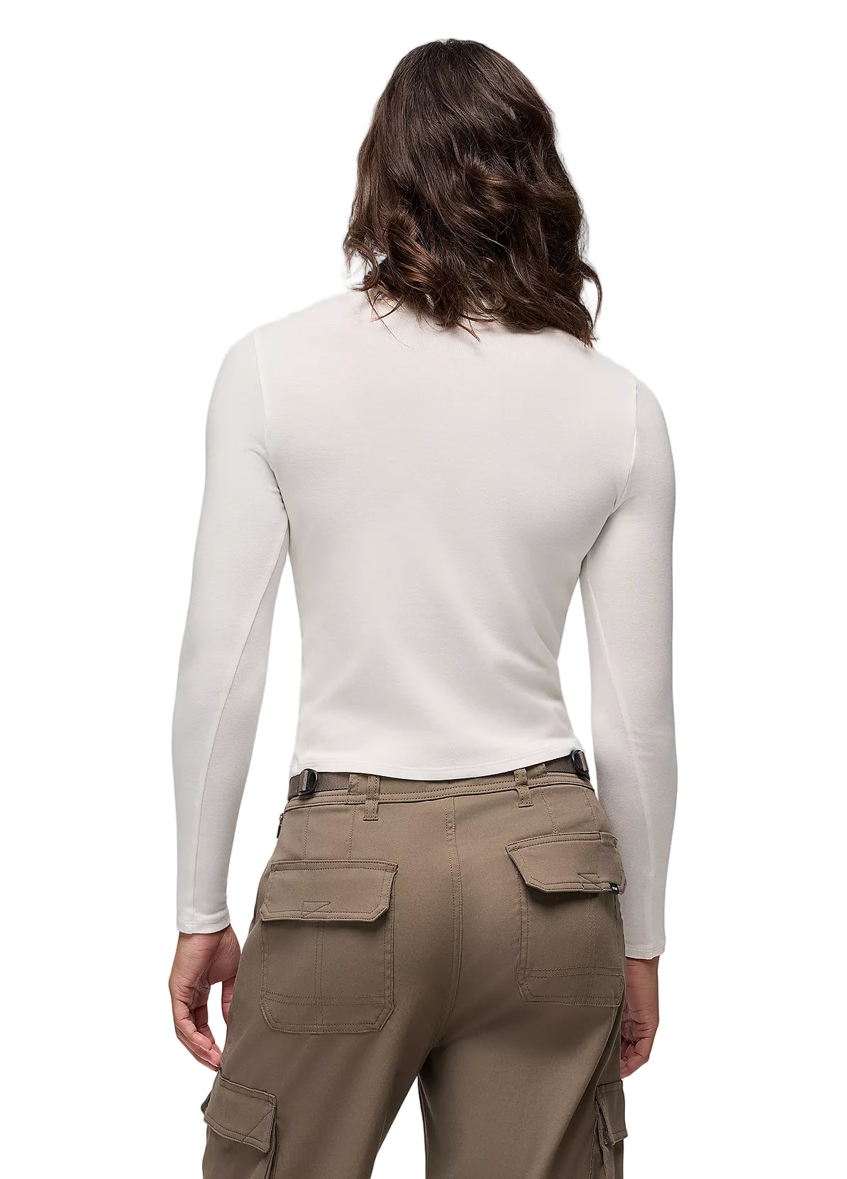 prAna Women’s Lotus Long Sleeve Tee Soft White