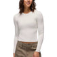prAna Women’s Lotus Long Sleeve Tee Soft White
